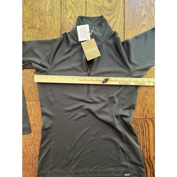 Women's PATAGONIA Capilene Midweight Zip-Neck Baselayer Top #44457 Blue Size XS - Picture 7 of 7
